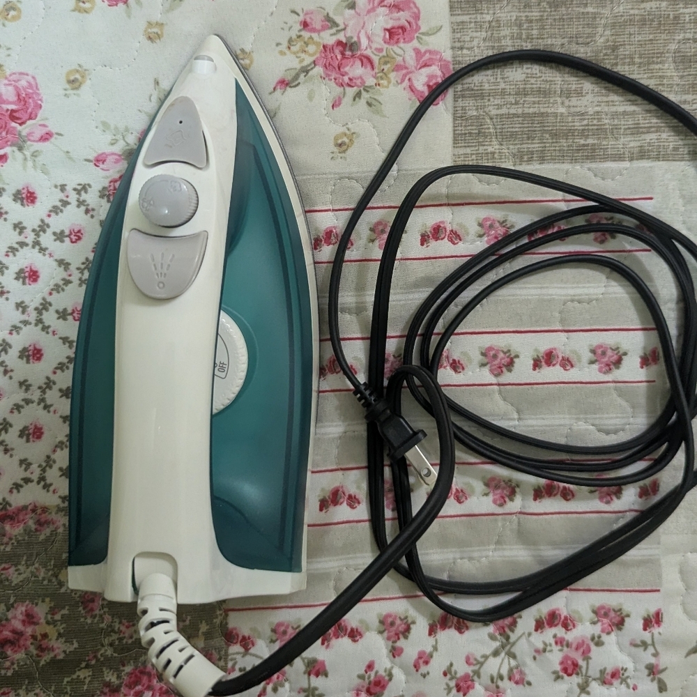 Proctor| Silex Teal and White Steam Iron Brand New